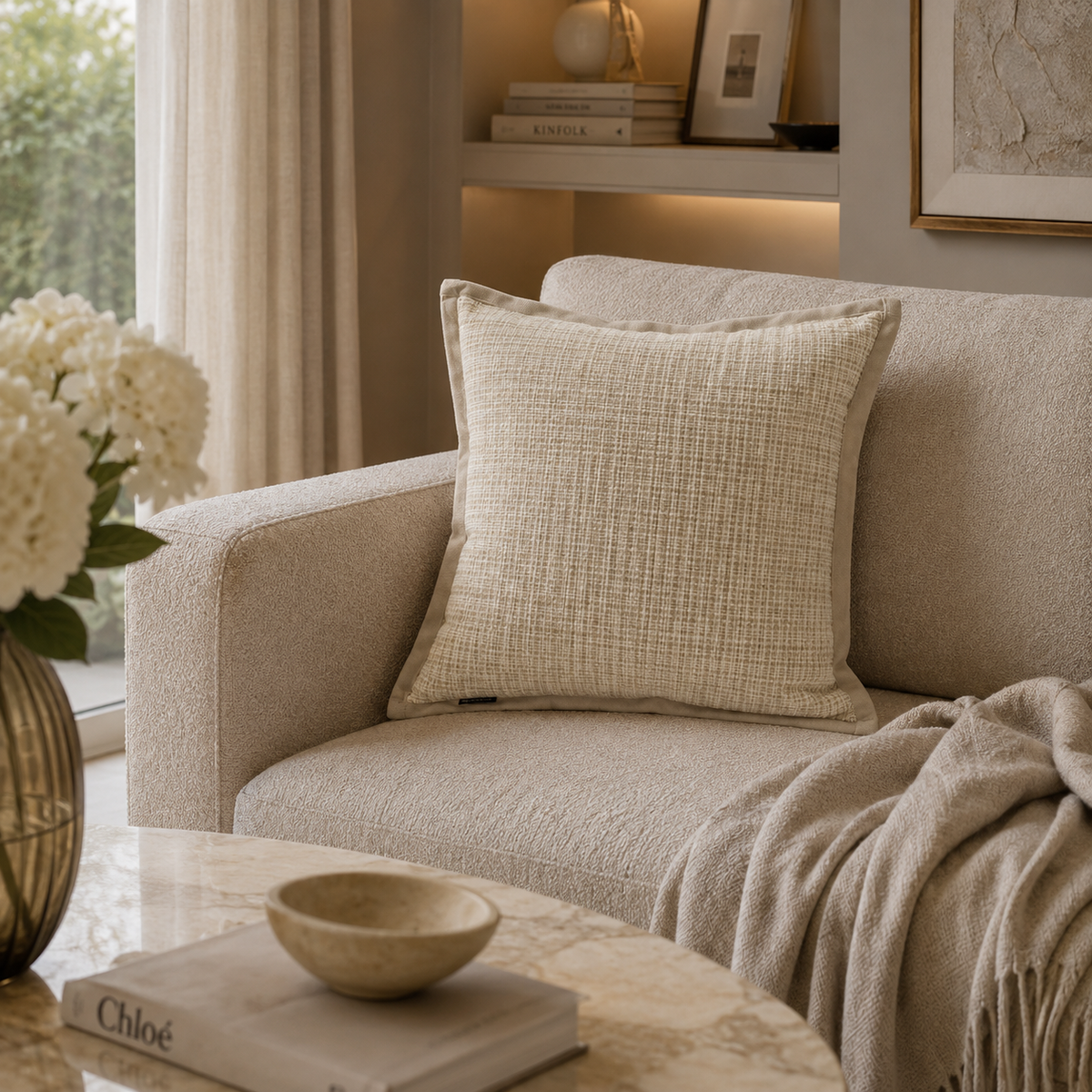 The Belgravia Textured Cushion