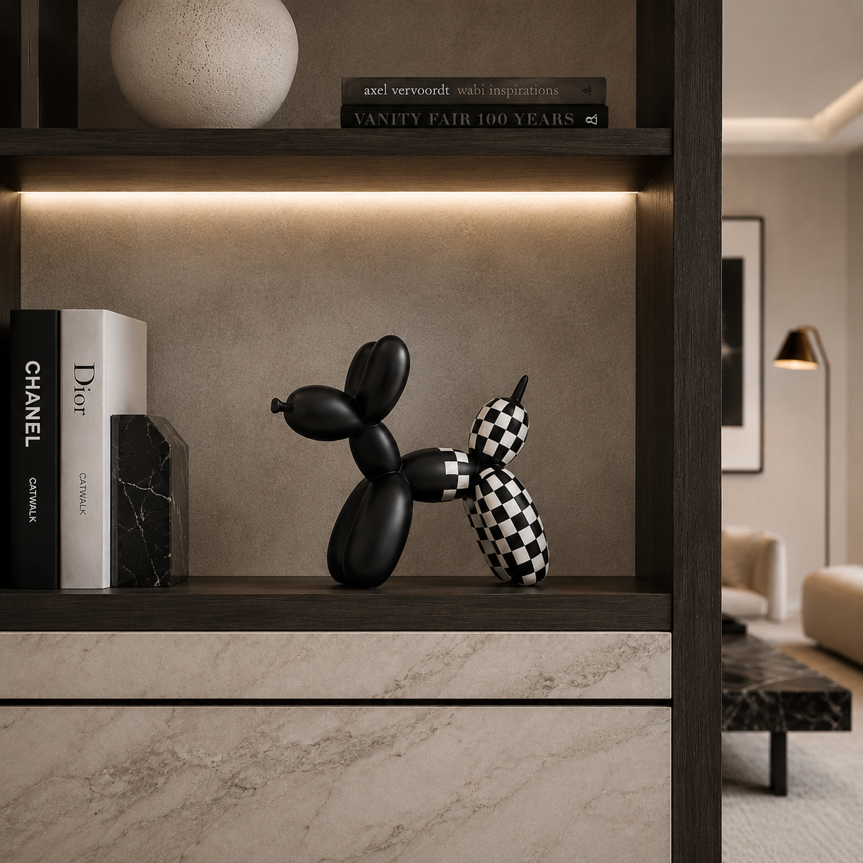 Monaco Balloon Dog Sculpture