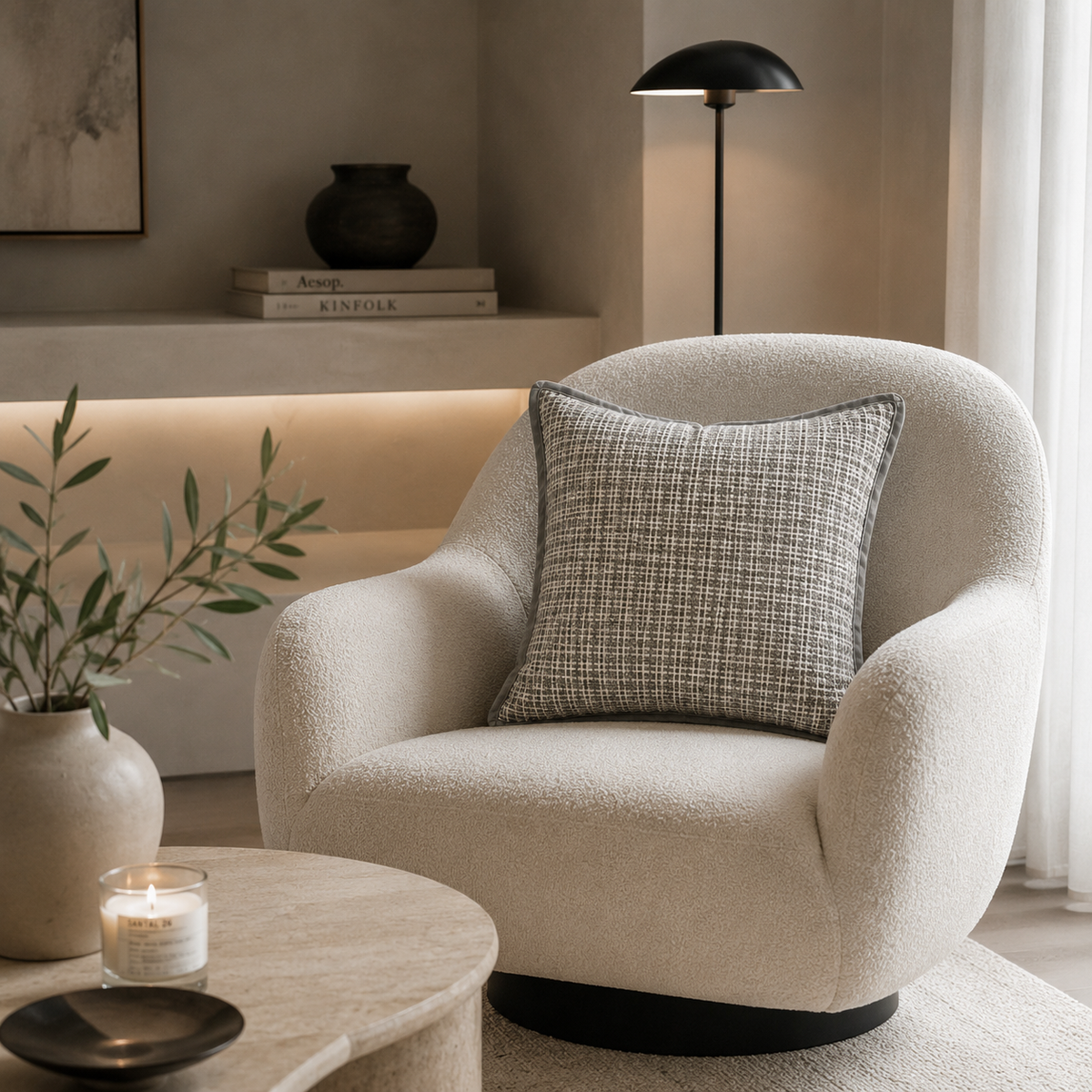 The Belgravia Textured Cushion